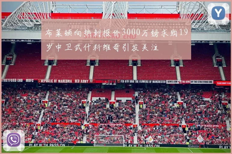 布莱顿向热刺报价3000万镑求购19岁中卫武什科维奇引发关注